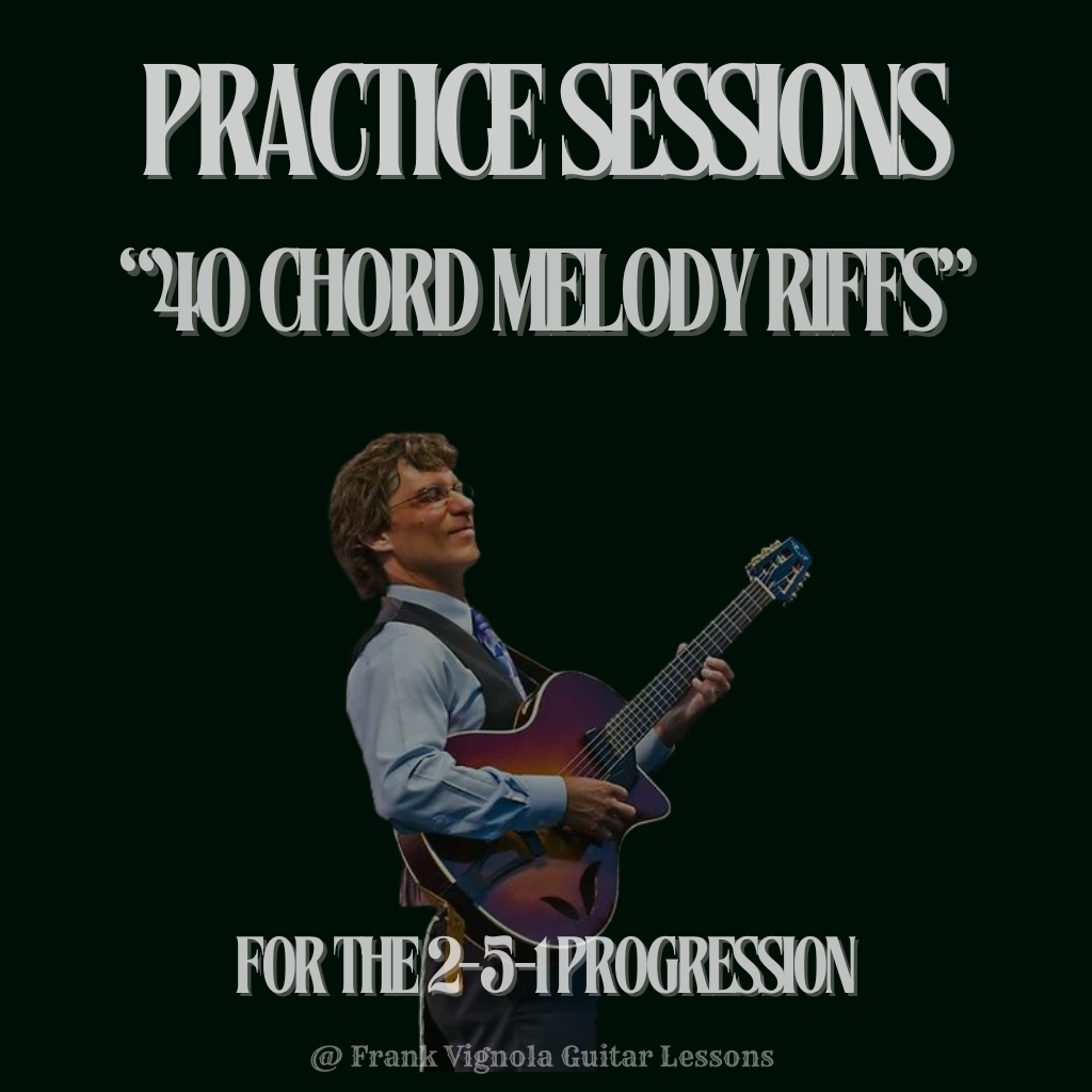 40 Chord Melody Riffs for the 2-5-1 Progression