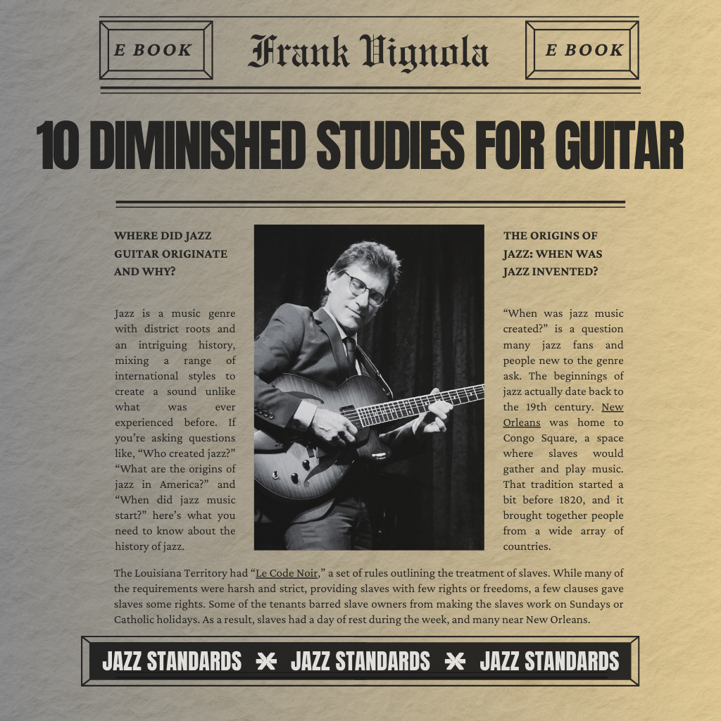 Action eBook - "10 Diminished Studies for Guitar"