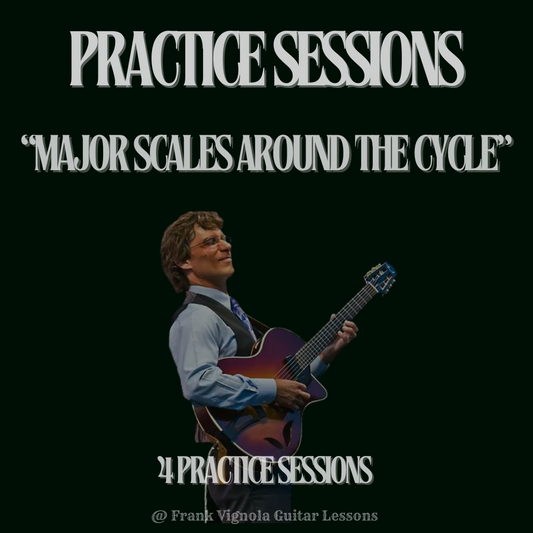 "Major Scales Around The Cycle Practice Session" - 4 Practice Sessions