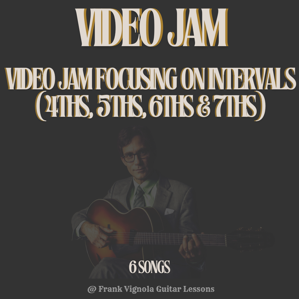 Video Jam focusing on Intervals (4ths, 5ths, 6ths & 7ths) - 6 Songs